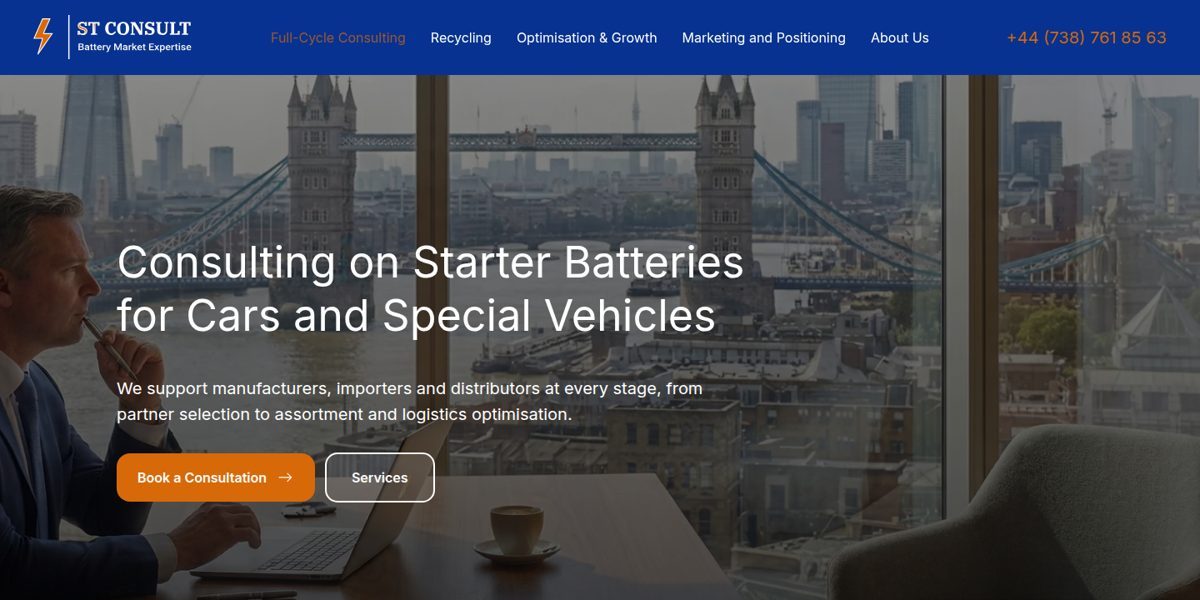stamconsult.co.uk home page